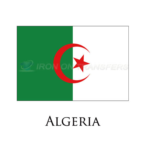 Algeria flag Iron-on Stickers (Heat Transfers)NO.1811